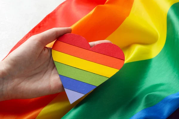 Composición Para Orgullo Concepto Comunidad Lgbtq — Foto de Stock