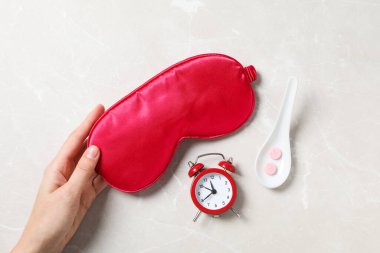 Uykusuzluk ve uyku problemleri uyku maskesi ile