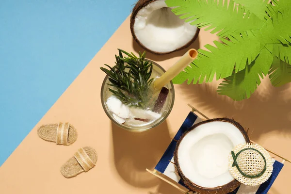 Bebidas Bebida Fresca Verão Para Refrescante Conceito Vibrações Verão — Fotografia de Stock