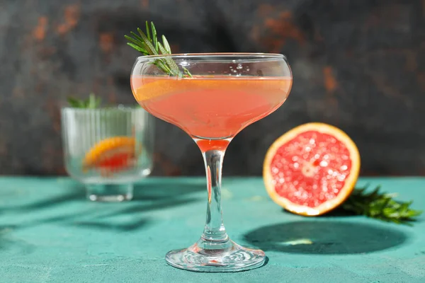 Грейпфрутовый Коктейль Алкоголь Безалкогольный Напиток Вечеринки — стоковое фото