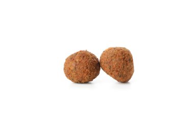 Vegetarian food - tasty falafel balls, isolated on white background clipart