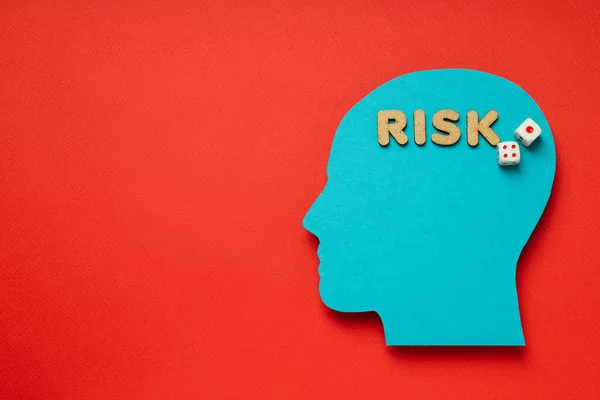 リスクの保護とリスクの排除 テキストのスペース — ストック写真
