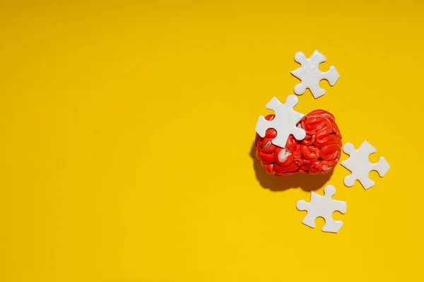 Demenz Und Parkinson Adhs Komposition Zum Thema Kopfkrankheit Raum Für — Stockfoto