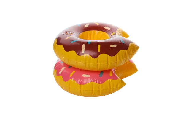 Gummiring Donuts Isoliert Auf Weißem Hintergrund — Stockfoto