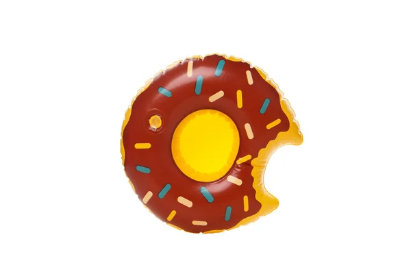 Пончик Резиновых Колец Белом Фоне — стоковое фото