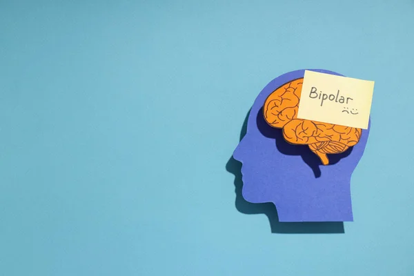 Disturbo Mentale Disturbo Bipolare Spazio Testo — Foto Stock