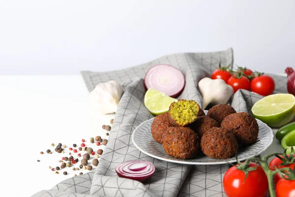 Vegetarian Food Concept Falafel Tasty Falafel Balls — Stock Photo, Image