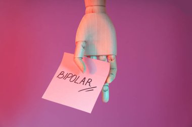 Zihinsel bozukluklar konsepti - Bipolar bozukluk bileşimi