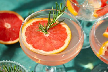 Greyfurt kokteyli, alkol veya alkolsüz parti içeceği.