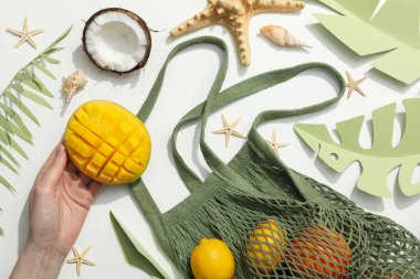 Yaz zamanı görüntü, tatil ve yaz günlerinde dinlenme.