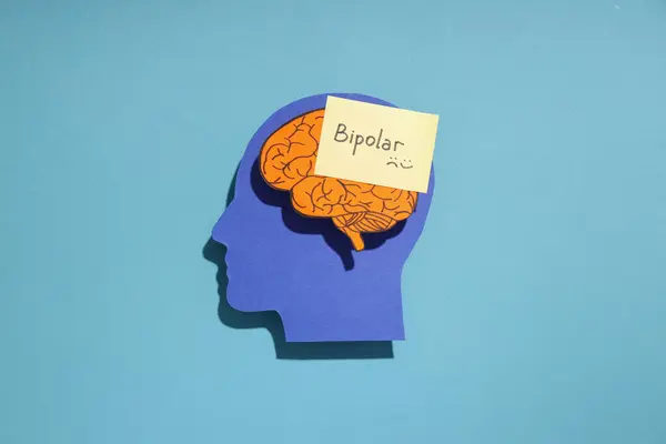 Konzept Für Psychische Störungen Zusammensetzung Für Bipolare Störung — Stockfoto