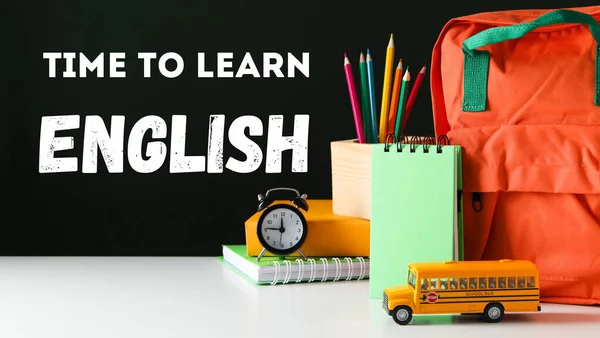Image Für Den Tag Der Englischen Sprache Konzept Zum Erlernen — Stockfoto