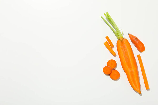 Fresh carrot, food for diet and healthy eating