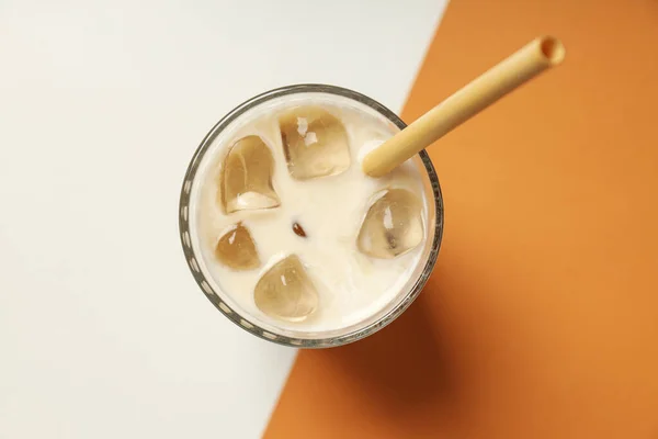 Kaltes Getränk Zur Erfrischung Eiskaffee Frisches Sommergetränk — Stockfoto