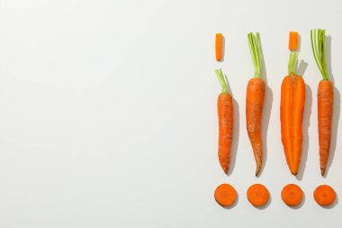 Taze havuç, hasat kavramı, metin için yer.