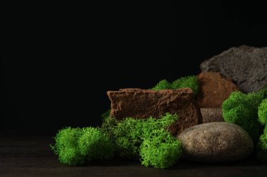 Yosun, metin için boşluk, farklı arkaplan kavramı