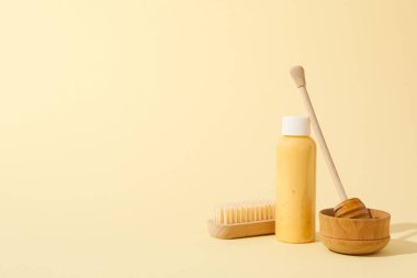 Yüz ve cilt bakım malzemeleri kavramı - Bal kozmetik