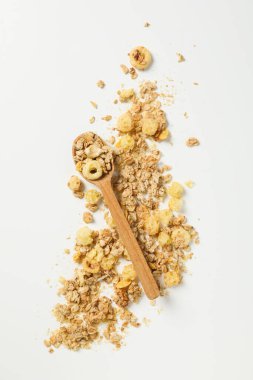 Kahvaltıda pişmemiş yemek fotoğrafı - Müsli.