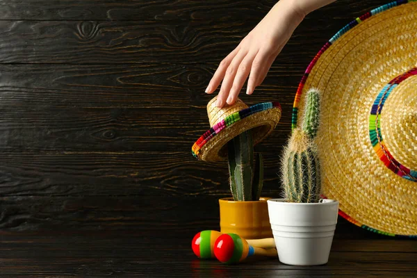 Konzept Des Cinco Mayo Mexikanischer Nationalfeiertag — Stockfoto