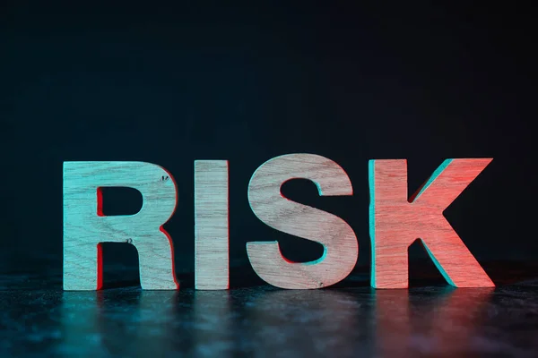 Risikoabsicherung Und Beseitigung Des Risikos Platz Für Text — Stockfoto