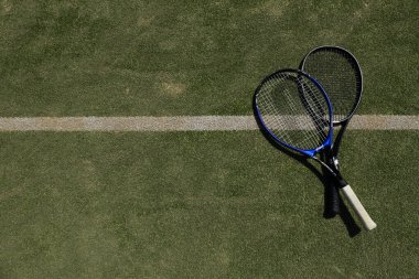 Spor ve spor yaşam tarzı kavramı - tenis