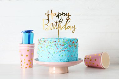 Doğum günün kutlu olsun, doğum günü pastası.