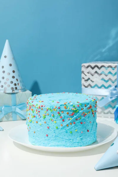 stock image Concept of Happy Birthday, holiday Birthday cake