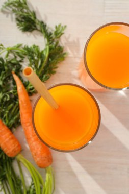 Havuç suyu ile sağlıklı beslenme ve diyet kavramı