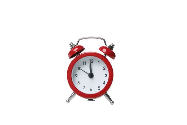 Concept Sleep Wake Alarm Clock Isolated White Background — Stock Photo, Image