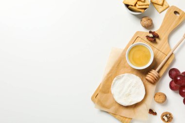 Lezzetli Fransız yemeği kavramı - Camembert peyniri