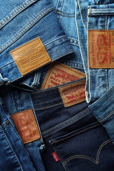 Odessa Oekraïne Moderne Levis Jeans Concept Van Casual Moderne Kleding — Stockfoto