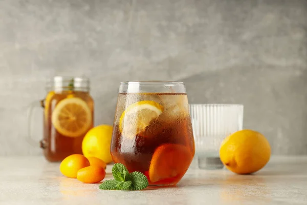 stock image Ice tea - drink for refreshing in hot summer weather