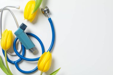 Dünya Astım Günü, alerji bakımı kavramı - astım