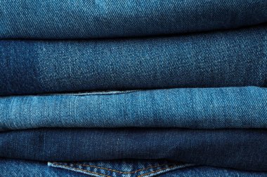 Modern gündelik kıyafet kavramı - kot pantolon, kot pantolon