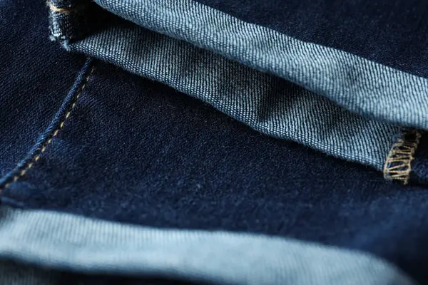 Konzept Der Modernen Freizeitkleidung Jeans Jeanshosen — Stockfoto