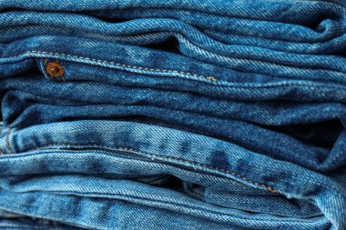 Modern gündelik kıyafet kavramı - kot pantolon, kot pantolon