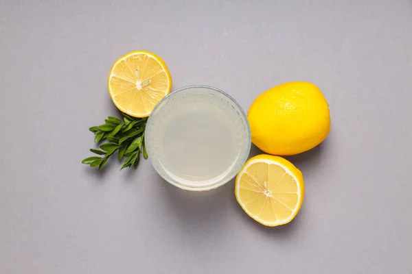 Taze Yaz Içeceği Kavramı Limonçello Kokteyli — Stok fotoğraf