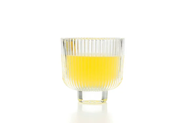 Concepto Bebida Fresca Verano Cóctel Limoncello Aislado Sobre Fondo Blanco — Foto de Stock