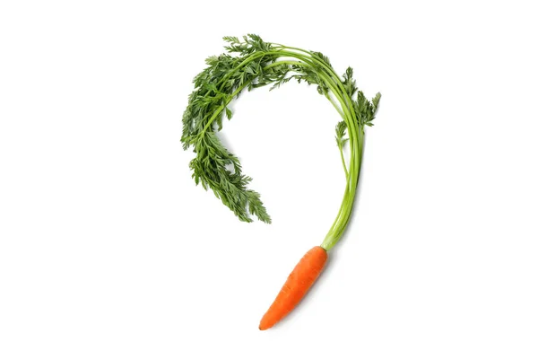 Carrot Vegetable Isolated White Background Png — Stock Photo, Image