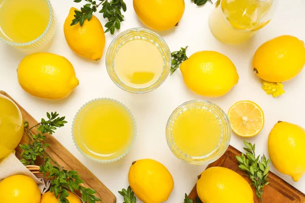 Stock image Concept of fresh summer drink - Limoncello cocktail