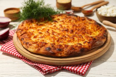 Ulusal Gürcistan mutfağı, un ürünü - Khachapuri