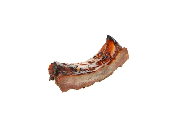 Png Lekker Bbq Vlees Geïsoleerd Witte Achtergrond — Stockfoto
