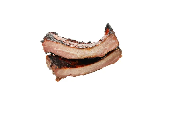 Png Gustosa Carne Barbecue Isolata Sfondo Bianco — Foto Stock