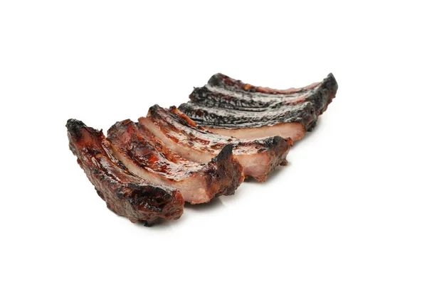 Png Leckeres Grillfleisch Isoliert Auf Weißem Hintergrund — Stockfoto