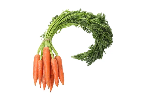 Png Fresh Carrot Isolated White Background — Stock Photo, Image