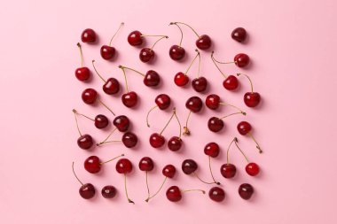 Taze yaz yemeği kavramı - lezzetli kiraz