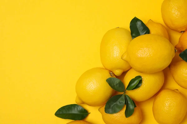 stock image Concept of tasty citrus fruit - delicious lemon