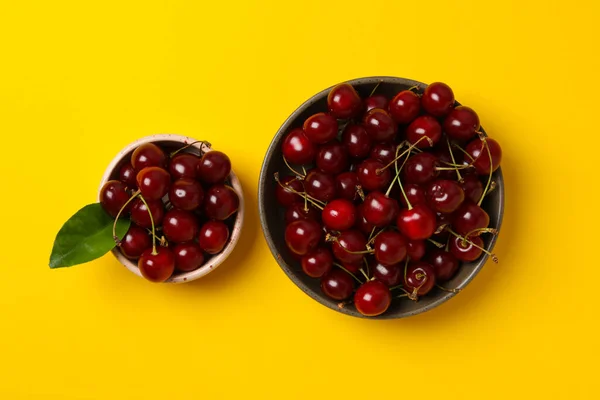 stock image Concept of fresh summer food - delicious cherry