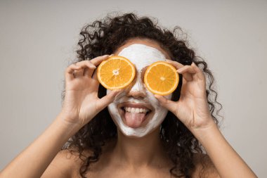 Güzellik konsepti, cilt ve yüz bakımı konsepti.