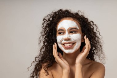 Güzellik konsepti, cilt ve yüz bakımı konsepti.